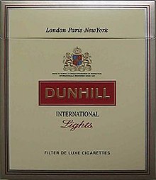 Сигареты Dunhill International Lights