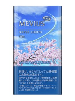 Сигареты Mevius Sky & Sakura 100's Super Lights